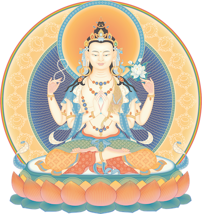 Avalokiteshvara (4-armed) 2_transparent